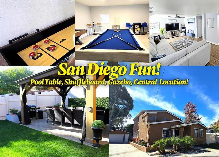 San Diego Fun-Gameroom & Gazebo-Centrally Located!